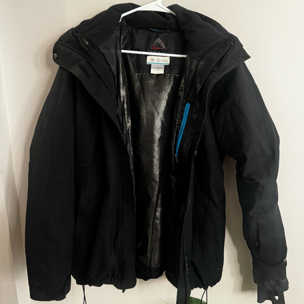 Columbia 3 in 1 Black Ski & Snow Jacket